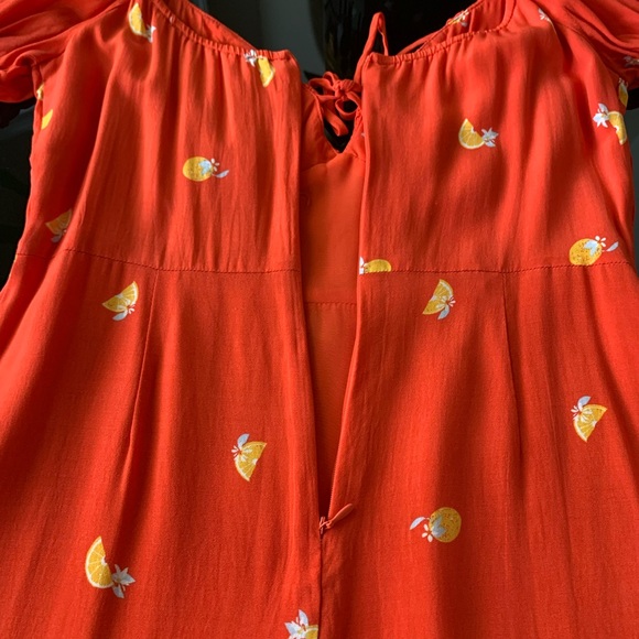 Astr The Label Nancy Dress - Atomic Orange - Picture 16 of 16